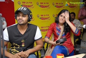 Manoj Manchu and Deeksha Seth at Radio Mirchi