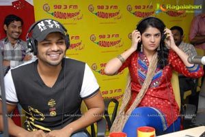 Manoj Manchu and Deeksha Seth at Radio Mirchi