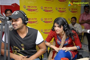 Manoj Manchu and Deeksha Seth at Radio Mirchi