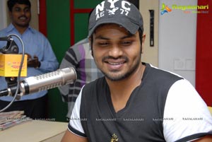 Manoj Manchu and Deeksha Seth at Radio Mirchi