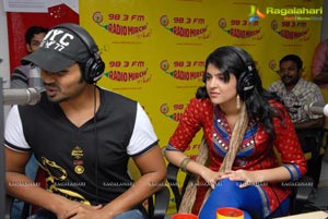 Manoj Manchu and Deeksha Seth at Radio Mirchi