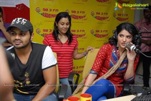 Manoj Manchu and Deeksha Seth at Radio Mirchi