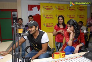 Manoj Manchu and Deeksha Seth at Radio Mirchi