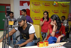 Manoj Manchu and Deeksha Seth at Radio Mirchi