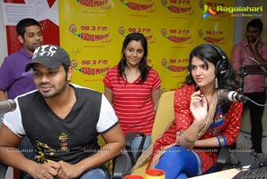 Manoj Manchu and Deeksha Seth at Radio Mirchi