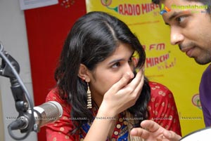 Manoj Manchu and Deeksha Seth at Radio Mirchi