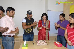 Manoj Manchu and Deeksha Seth at Radio Mirchi