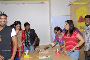 Manoj Manchu and Deeksha Seth at Radio Mirchi