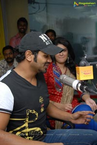 Manoj Manchu and Deeksha Seth at Radio Mirchi