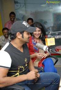 Manoj Manchu and Deeksha Seth at Radio Mirchi