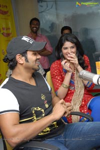 Manoj Manchu and Deeksha Seth at Radio Mirchi