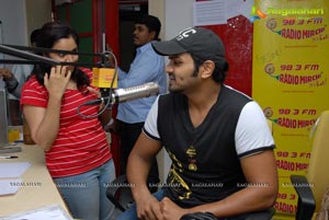 Manoj Manchu and Deeksha Seth at Radio Mirchi