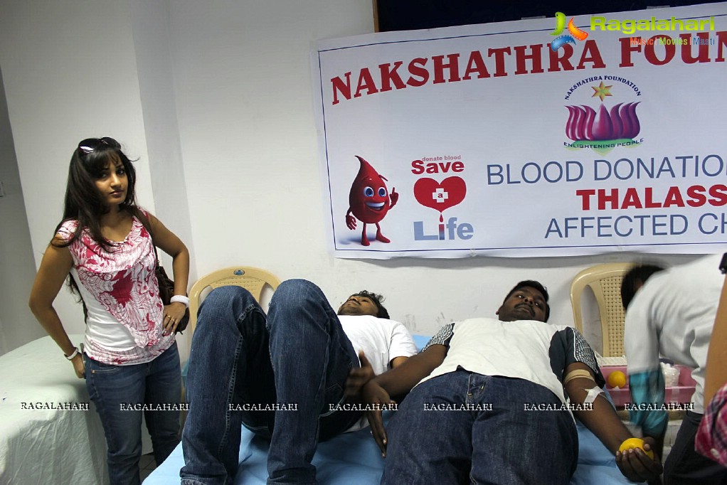 Nakshatra Foundation's Blood Donation Camp, Hyderabad