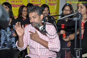 Eega Director Rajamouli at Hyderabad Radio Mirchi 98.3 FM