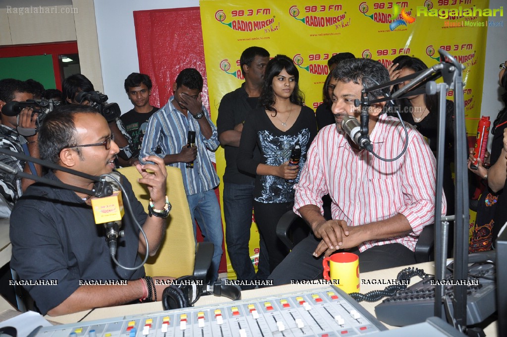 Rajamouli at Hyderabad Radio Mirchi