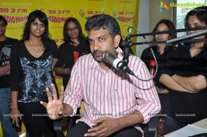 Eega Director Rajamouli at Hyderabad Radio Mirchi 98.3 FM