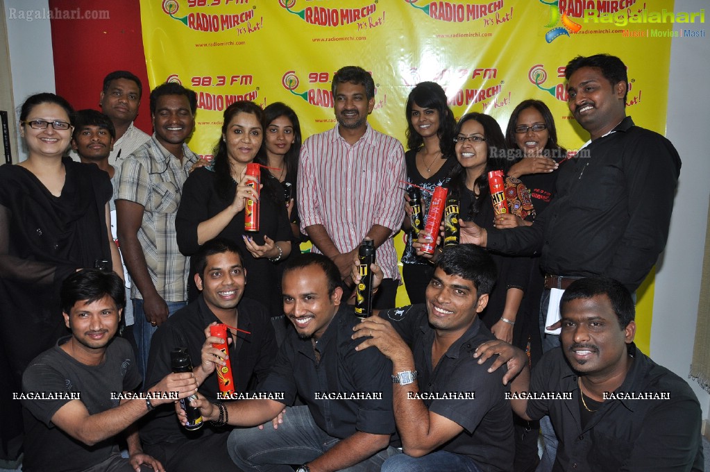 Rajamouli at Hyderabad Radio Mirchi