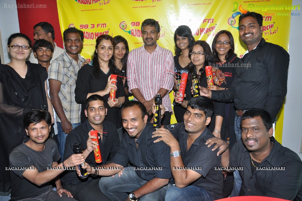 Rajamouli at Hyderabad Radio Mirchi