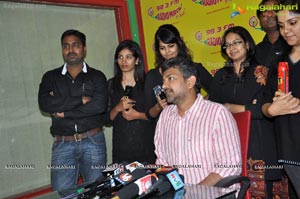 Eega Director Rajamouli at Hyderabad Radio Mirchi 98.3 FM