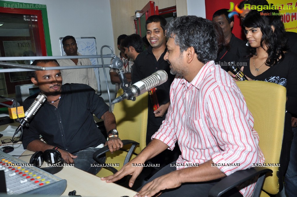 Rajamouli at Hyderabad Radio Mirchi