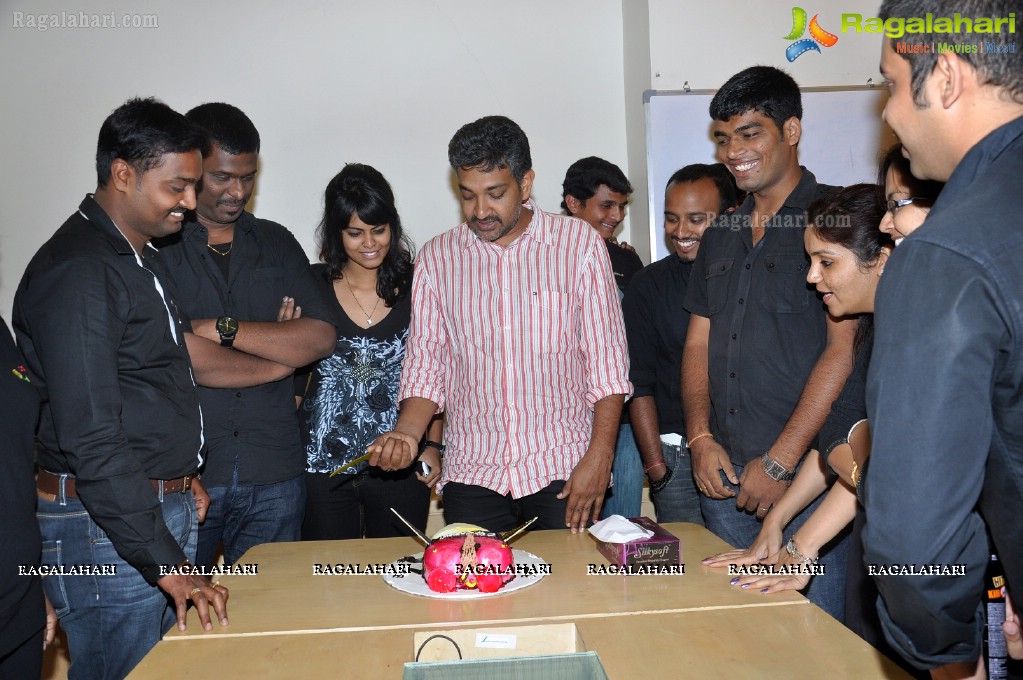 Rajamouli at Hyderabad Radio Mirchi