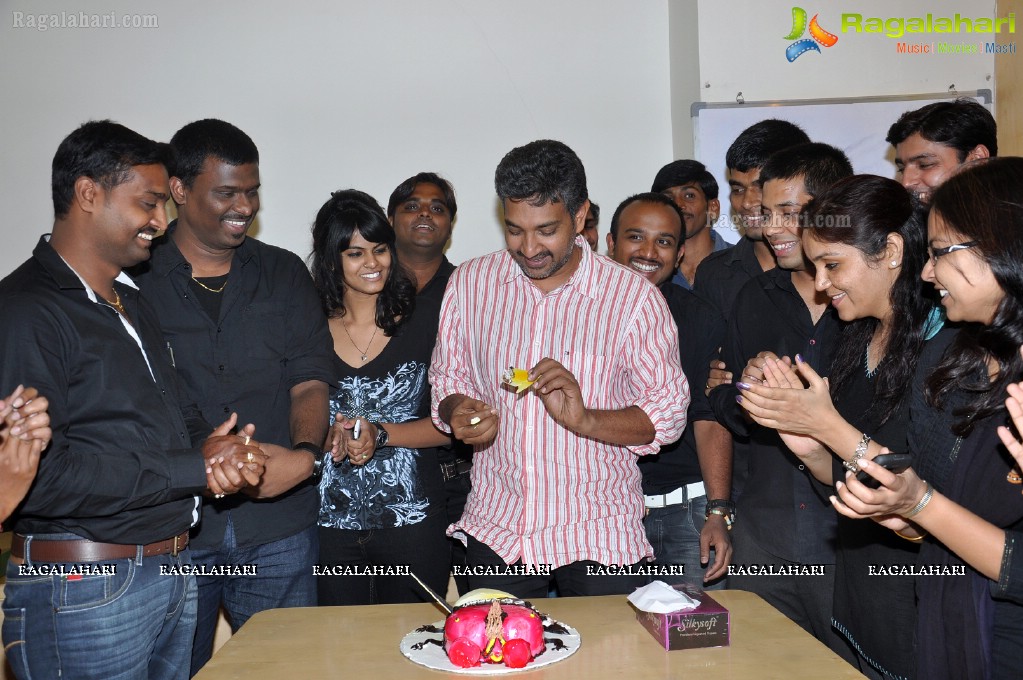 Rajamouli at Hyderabad Radio Mirchi