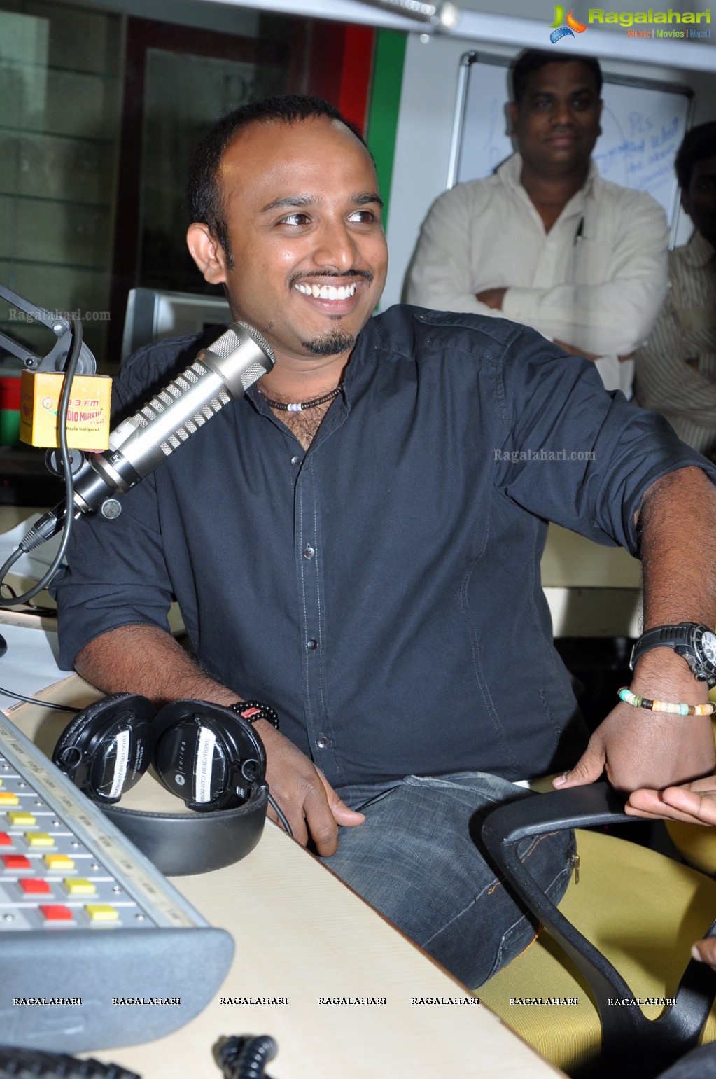 Rajamouli at Hyderabad Radio Mirchi