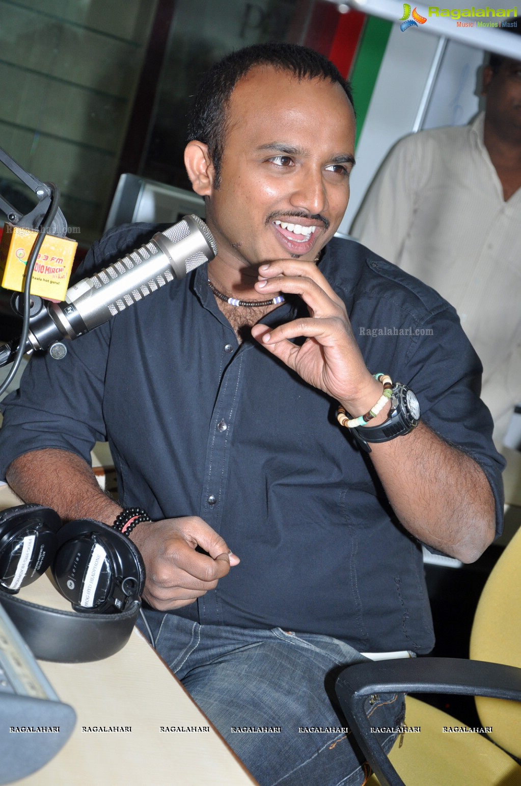 Rajamouli at Hyderabad Radio Mirchi