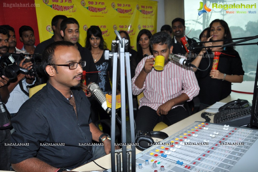 Rajamouli at Hyderabad Radio Mirchi