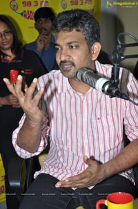 Eega Director Rajamouli at Hyderabad Radio Mirchi 98.3 FM