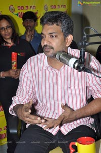 Eega Director Rajamouli at Hyderabad Radio Mirchi 98.3 FM