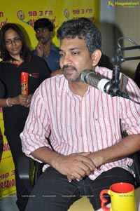 Eega Director Rajamouli at Hyderabad Radio Mirchi 98.3 FM