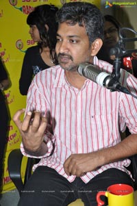 Eega Director Rajamouli at Hyderabad Radio Mirchi 98.3 FM