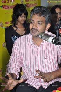 Eega Director Rajamouli at Hyderabad Radio Mirchi 98.3 FM