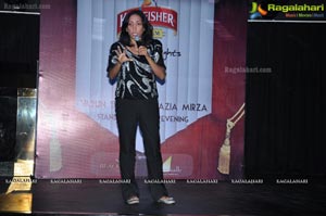 Comedian Shazia Mirza at Kingfisher Comedy Nights, Hyderabad