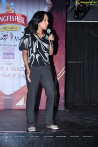 Comedian Shazia Mirza at Kingfisher Comedy Nights, Hyderabad