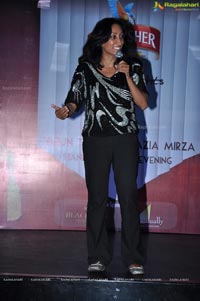 Comedian Shazia Mirza at Kingfisher Comedy Nights, Hyderabad