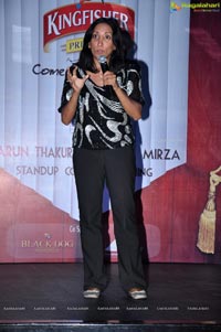 Comedian Shazia Mirza at Kingfisher Comedy Nights, Hyderabad