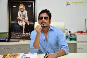 Nagarjuna's Shirdi Sai Hoarding Launch