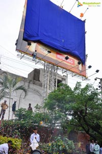 Nagarjuna's Shirdi Sai Hoarding Launch