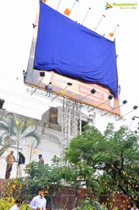 Nagarjuna's Shirdi Sai Hoarding Launch