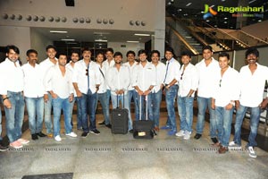 Star Cricket T20 Team at Vizag Airport