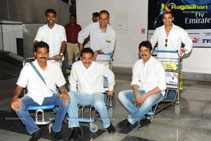 Star Cricket T20 Team at Vizag Airport