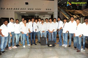 Star Cricket T20 Team at Vizag Airport