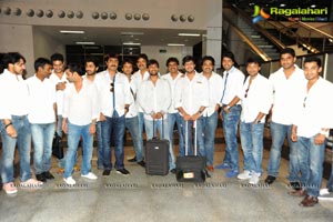 Star Cricket T20 Team at Vizag Airport