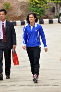 Top Ramen Felicitates Saina Nehwal Photos