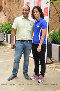 Top Ramen Felicitates Saina Nehwal Photos