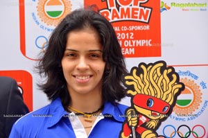 Top Ramen Felicitates Saina Nehwal Photos