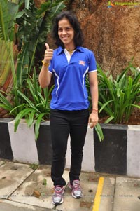 Top Ramen Felicitates Saina Nehwal Photos