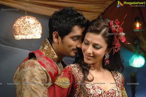 Anaganaga O Dheerudu Shruti Haasan Siddharth Romantic Photos